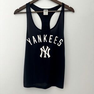VS PINK NY Yankees navy mess tank top size xs